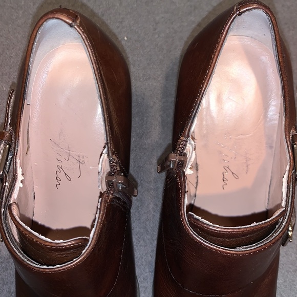 🦋Marc Fisher Menswear style heeled booties - 5 - Picture 10 of 13